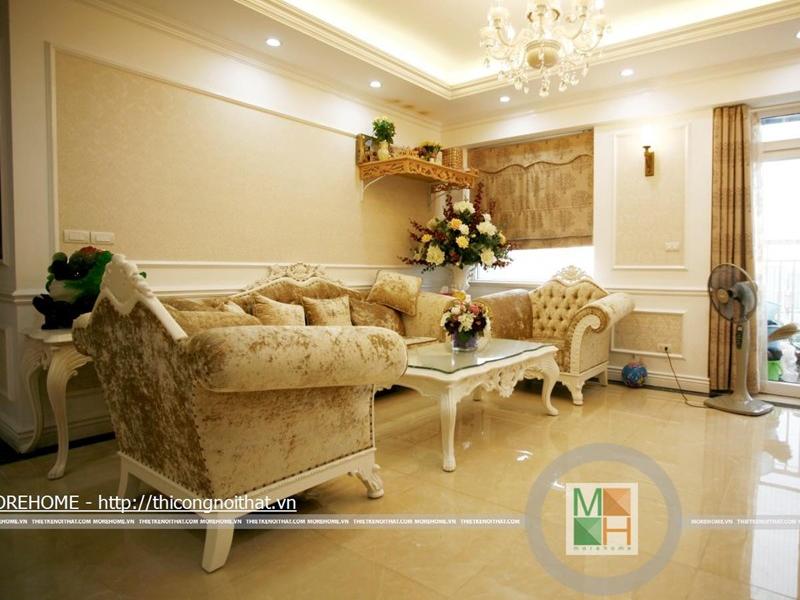  Thi công nội thất chung cư Sông Hồng Park - Chị Dương 